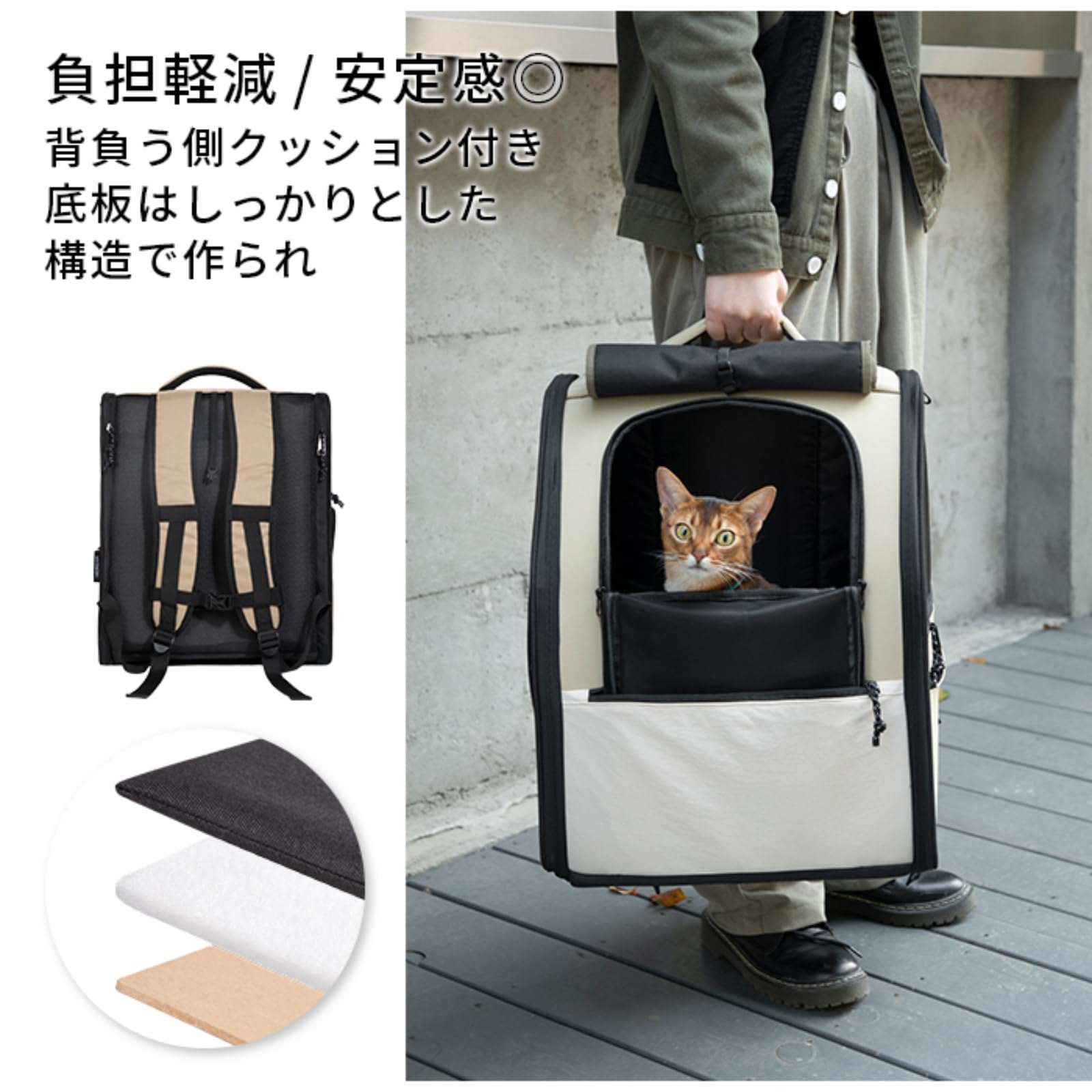 Amazon.co.jp: 新色追加 ペットリュック キャリーバッグ 犬用 シンプル